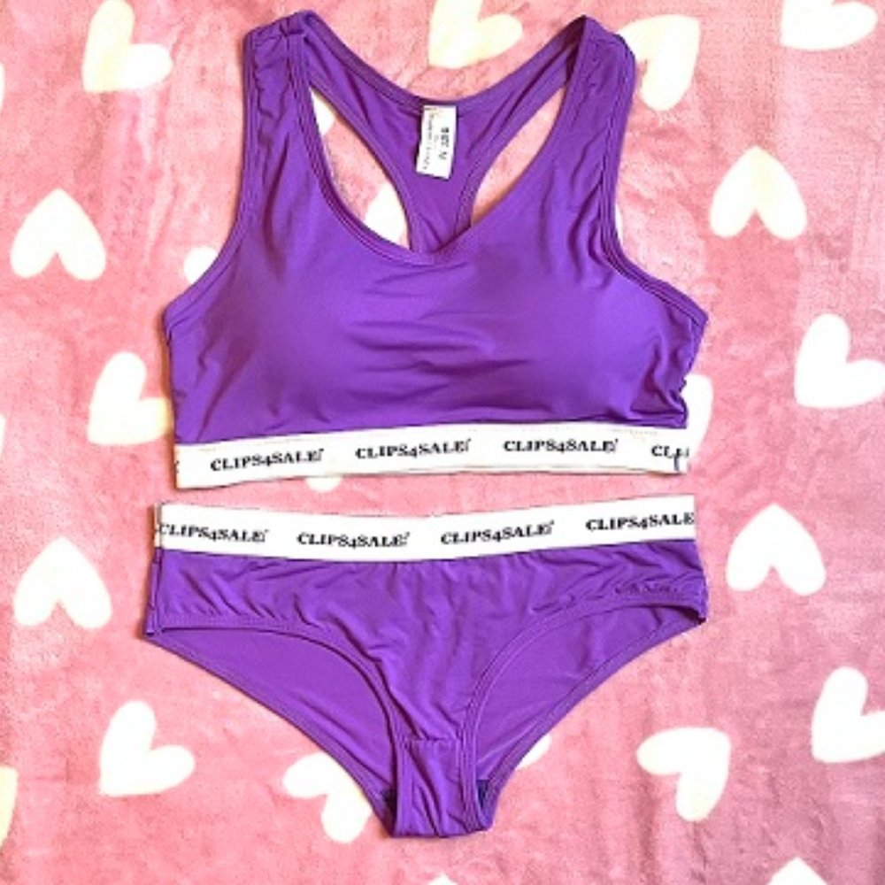 NBW Clips4Sale purple bikini